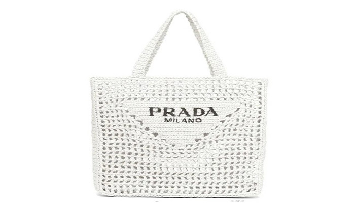 Prada Raffia Totes